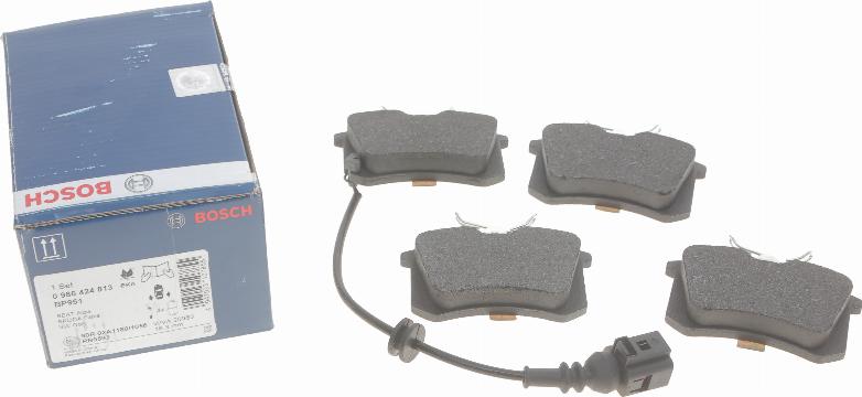 BOSCH 0 986 424 813 - Kit pastiglie freno, Freno a disco autozon.pro