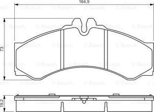 BOSCH 0 986 424 832 - Kit pastiglie freno, Freno a disco autozon.pro