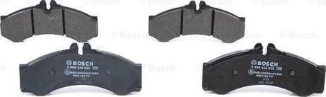 BOSCH 0 986 424 832 - Kit pastiglie freno, Freno a disco autozon.pro