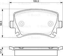 BOSCH 0 986 424 824 - Kit pastiglie freno, Freno a disco autozon.pro