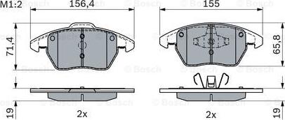 BOSCH 0 986 424 825 - Kit pastiglie freno, Freno a disco autozon.pro