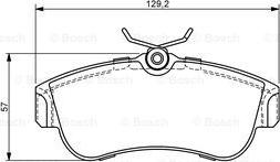 BOSCH 0 986 424 826 - Kit pastiglie freno, Freno a disco autozon.pro