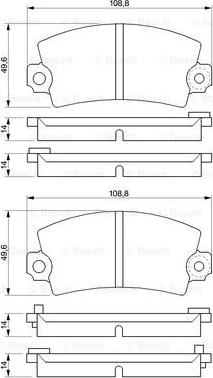 BOSCH 0 986 424 394 - Kit pastiglie freno, Freno a disco autozon.pro