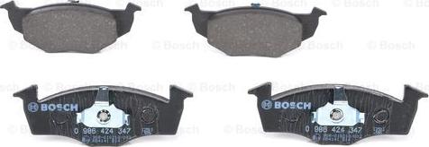 BOSCH 0 986 424 347 - Kit pastiglie freno, Freno a disco autozon.pro