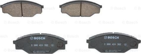 BOSCH 0 986 424 382 - Kit pastiglie freno, Freno a disco autozon.pro