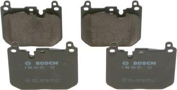 BOSCH 0 986 424 331 - Kit pastiglie freno, Freno a disco autozon.pro