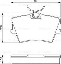 BOSCH 0 986 424 375 - Kit pastiglie freno, Freno a disco autozon.pro