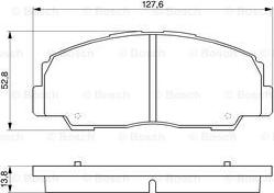 BOSCH 0 986 424 297 - Kit pastiglie freno, Freno a disco autozon.pro