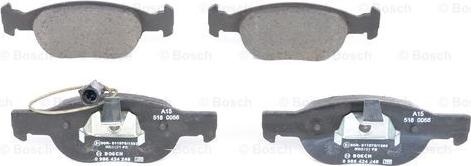 BOSCH 0 986 424 246 - Kit pastiglie freno, Freno a disco autozon.pro