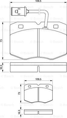 BOSCH 0 986 424 240 - Kit pastiglie freno, Freno a disco autozon.pro