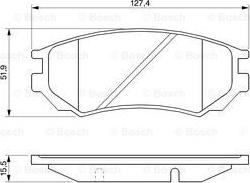 BOSCH 0 986 424 254 - Kit pastiglie freno, Freno a disco autozon.pro