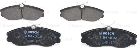 BOSCH 0 986 424 204 - Kit pastiglie freno, Freno a disco autozon.pro