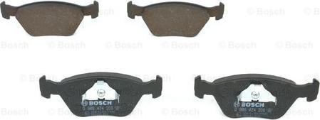 BOSCH 0 986 424 200 - Kit pastiglie freno, Freno a disco autozon.pro