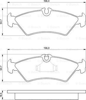 BOSCH 0 986 424 219 - Kit pastiglie freno, Freno a disco autozon.pro