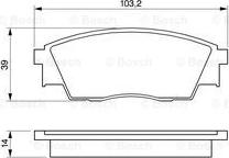 BOSCH 0 986 424 216 - Kit pastiglie freno, Freno a disco autozon.pro