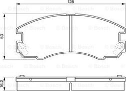 BOSCH 0 986 424 230 - Kit pastiglie freno, Freno a disco autozon.pro