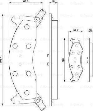 BOSCH 0 986 424 276 - Kit pastiglie freno, Freno a disco autozon.pro