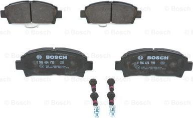 BOSCH 0 986 424 799 - Kit pastiglie freno, Freno a disco autozon.pro