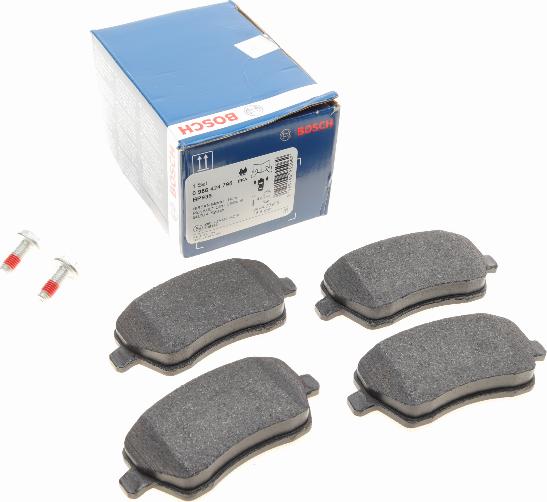 BOSCH 0 986 424 795 - Kit pastiglie freno, Freno a disco autozon.pro