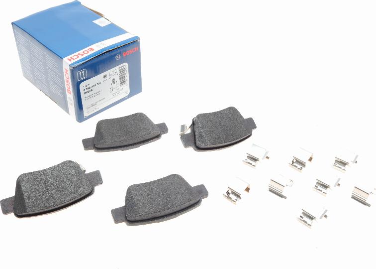 BOSCH 0 986 424 798 - Kit pastiglie freno, Freno a disco autozon.pro