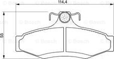 BOSCH 0 986 424 757 - Kit pastiglie freno, Freno a disco autozon.pro