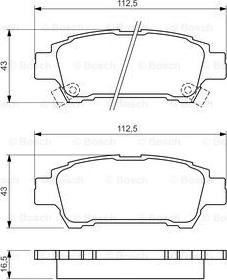 BOSCH 0 986 424 762 - Kit pastiglie freno, Freno a disco autozon.pro