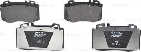 BOSCH 0 986 424 705 - Kit pastiglie freno, Freno a disco autozon.pro