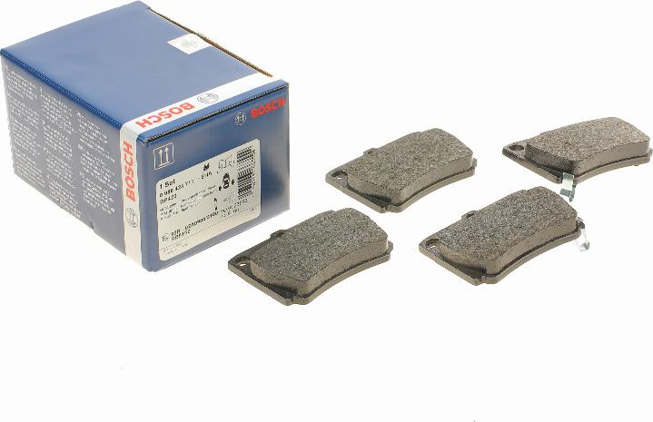 BOSCH 0 986 424 711 - Kit pastiglie freno, Freno a disco autozon.pro