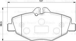 BOSCH 0 986 424 787 - Kit pastiglie freno, Freno a disco autozon.pro