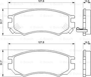 BOSCH 0 986 424 733 - Kit pastiglie freno, Freno a disco autozon.pro