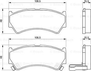 BOSCH 0 986 424 732 - Kit pastiglie freno, Freno a disco autozon.pro