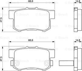 BOSCH 0 986 424 771 - Kit pastiglie freno, Freno a disco autozon.pro