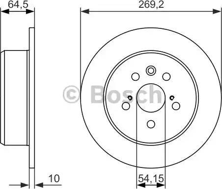 BOSCH 0 986 479 992 - Discofreno autozon.pro