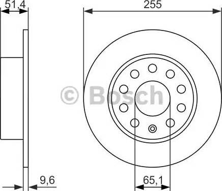 BOSCH 0 986 479 941 - Discofreno autozon.pro