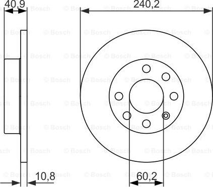 BOSCH 0 986 479 959 - Discofreno autozon.pro