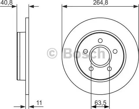 BOSCH 0 986 479 955 - Discofreno autozon.pro