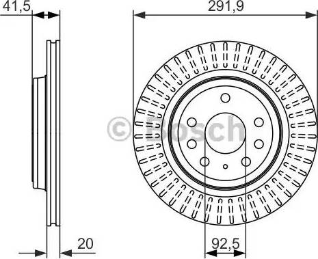 BOSCH 0 986 479 950 - Discofreno autozon.pro