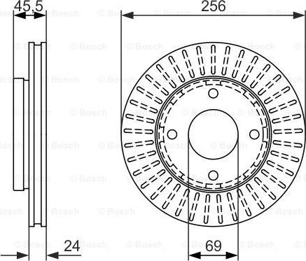 BOSCH 0 986 479 958 - Discofreno autozon.pro