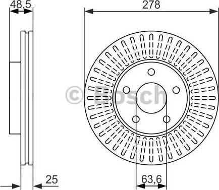 BOSCH 0 986 479 957 - Discofreno autozon.pro