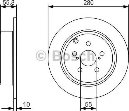 BOSCH 0 986 479 969 - Discofreno autozon.pro