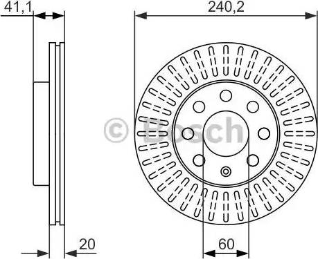 BOSCH 0 986 479 960 - Discofreno autozon.pro