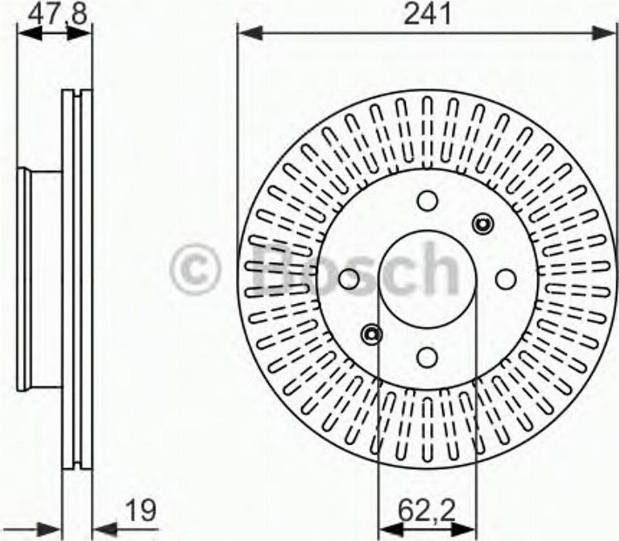 BOSCH 0 986 479 962 - Discofreno autozon.pro