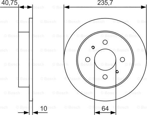 BOSCH 0 986 479 967 - Discofreno autozon.pro