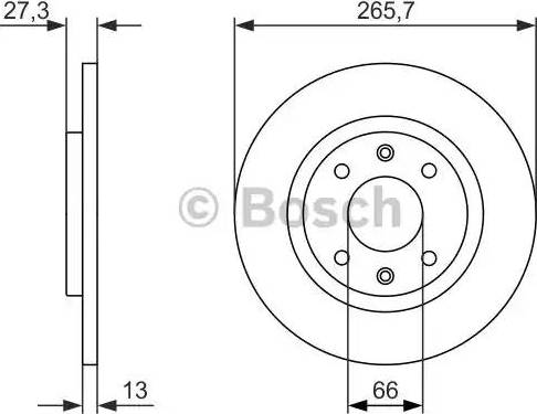 BOSCH 0 986 479 909 - Discofreno autozon.pro