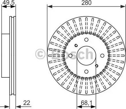 BOSCH 0 986 479 900 - Discofreno autozon.pro