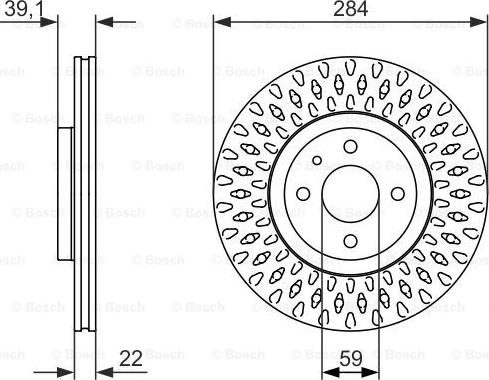 BOSCH 0 986 479 907 - Discofreno autozon.pro