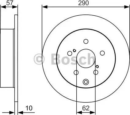 BOSCH 0 986 479 989 - Discofreno autozon.pro