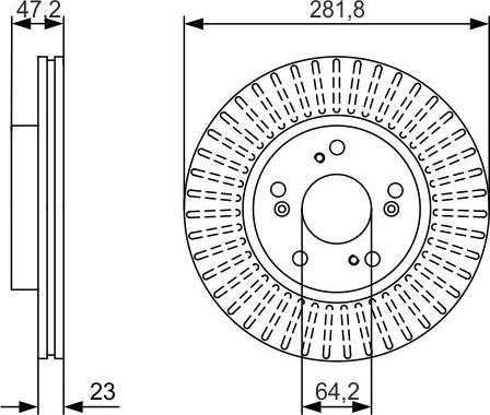 BOSCH 0 986 479 981 - Discofreno autozon.pro