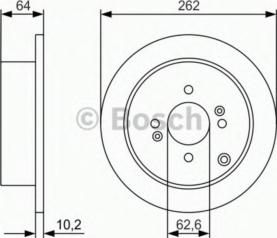 BOSCH 0 986 479 983 - Discofreno autozon.pro