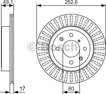 BOSCH 0 986 479 982 - Discofreno autozon.pro